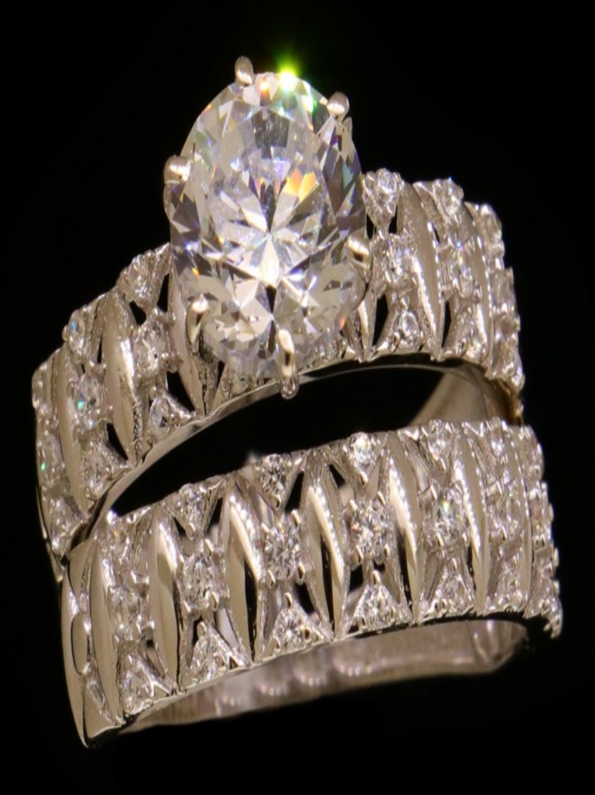 18K Gold Bridal Set